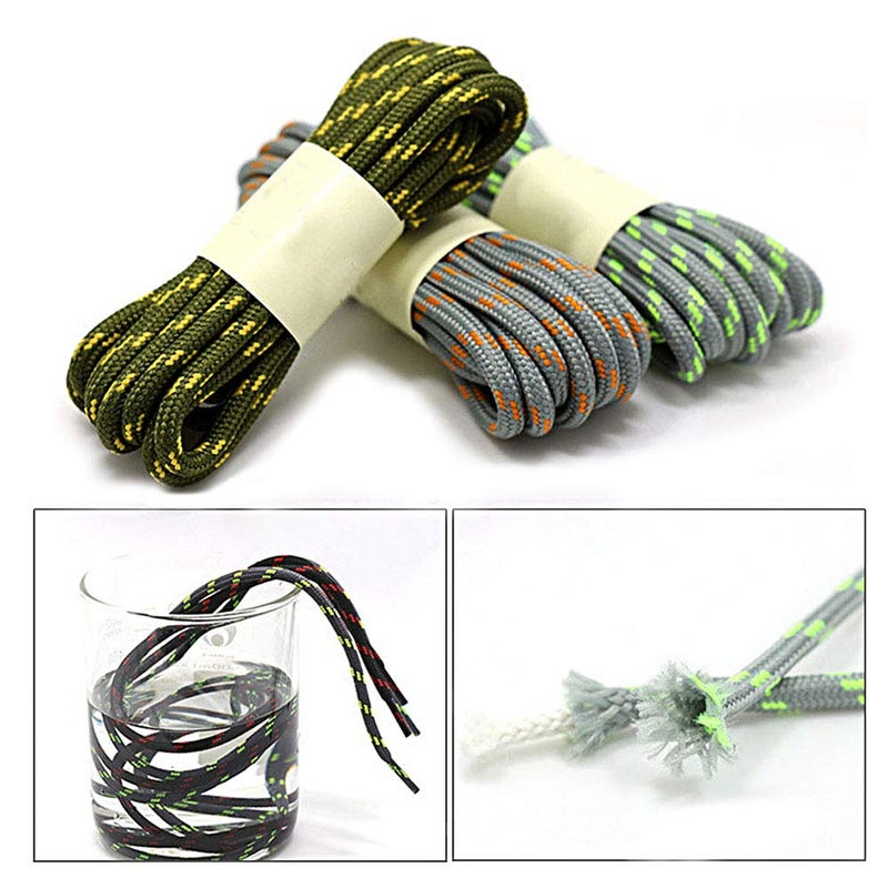 CUGBO 10 Pairs Strong Round Rope Dots Shoe Laces Replacement Non Slip Heavy Duty and Durable Outdoor Climbing Mountaineering Hiking Shoelace Strings for Sport Work Boots - Image 5